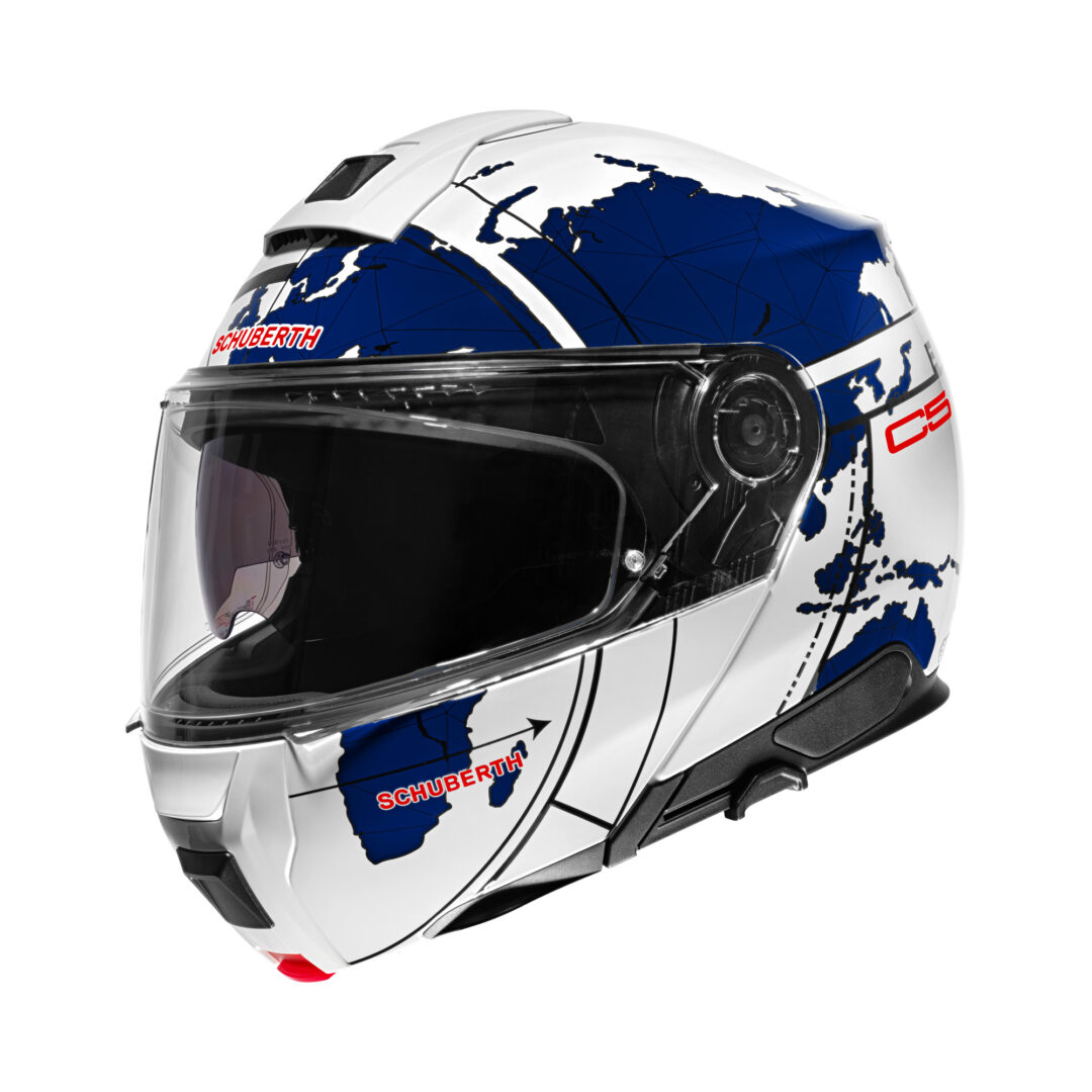 Schuberth C5 Globe Wit / Blauw 61