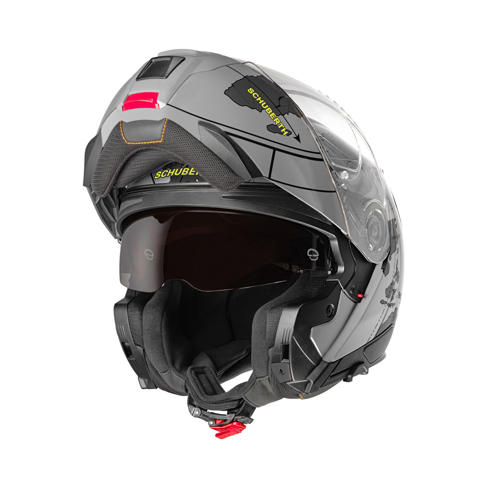 Schuberth C5 Globe Grijs / Zwart 61 - Afbeelding 2