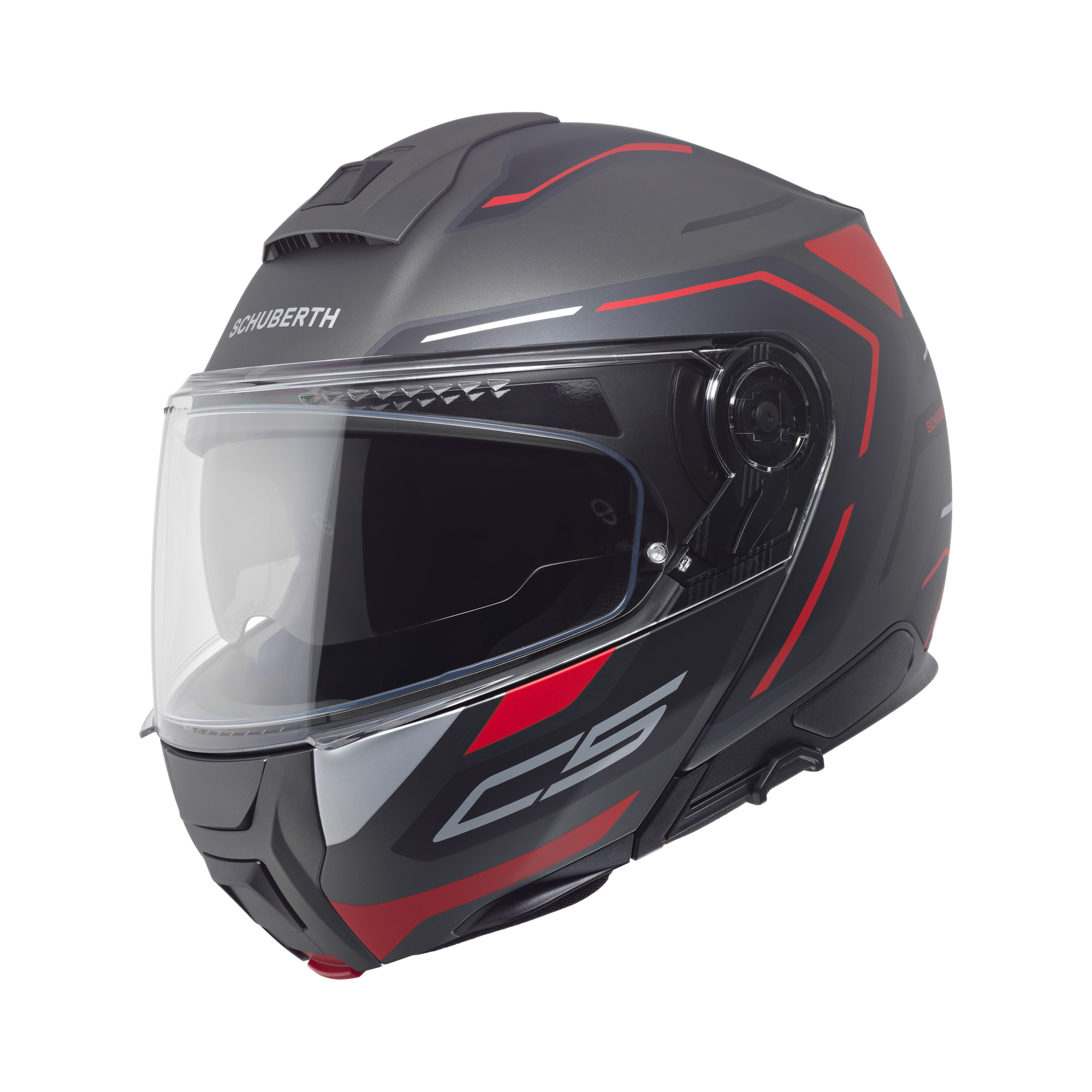 Schuberth C5 Omega Zwart / Rood 61