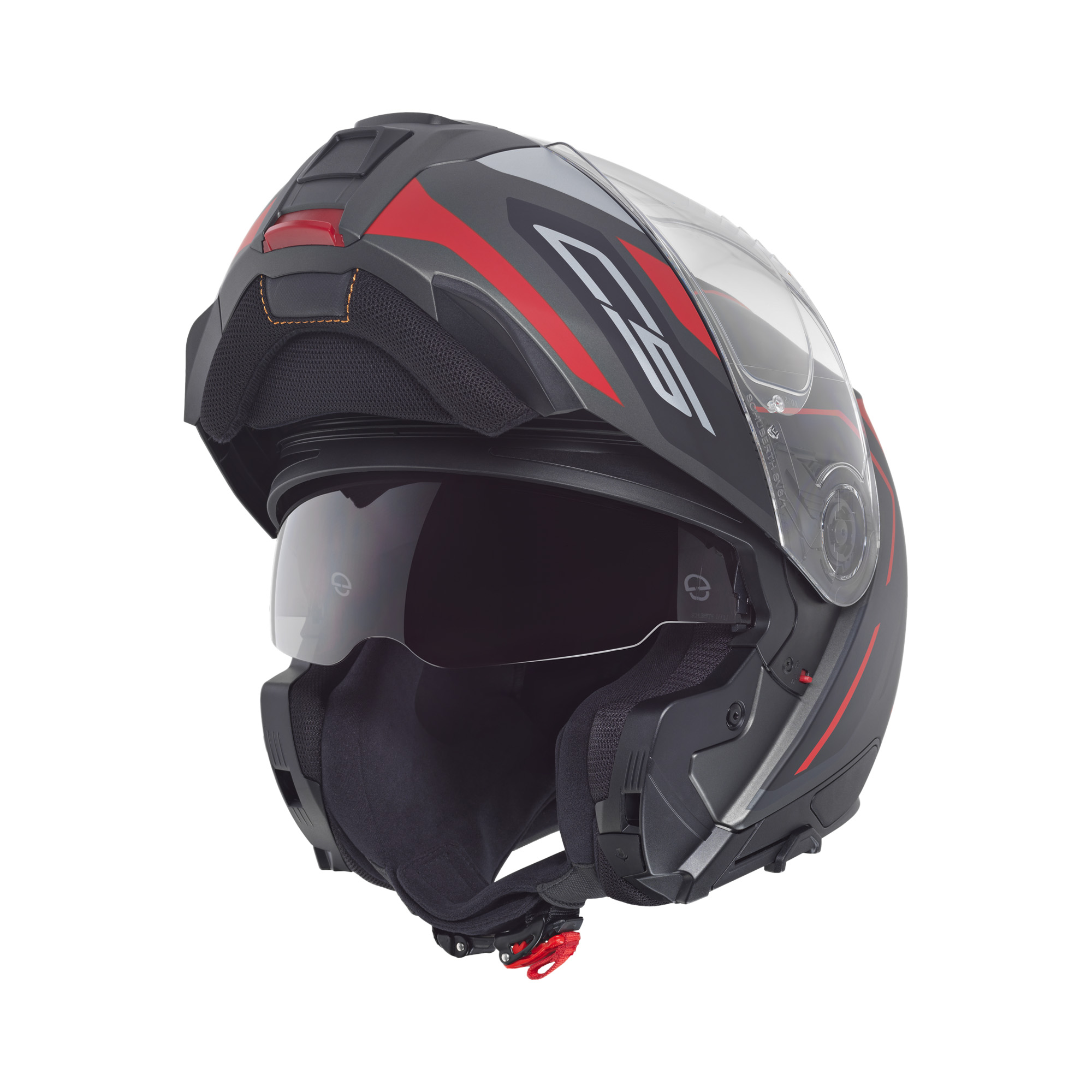 Schuberth C5 Omega Zwart / Rood 61 - Afbeelding 2