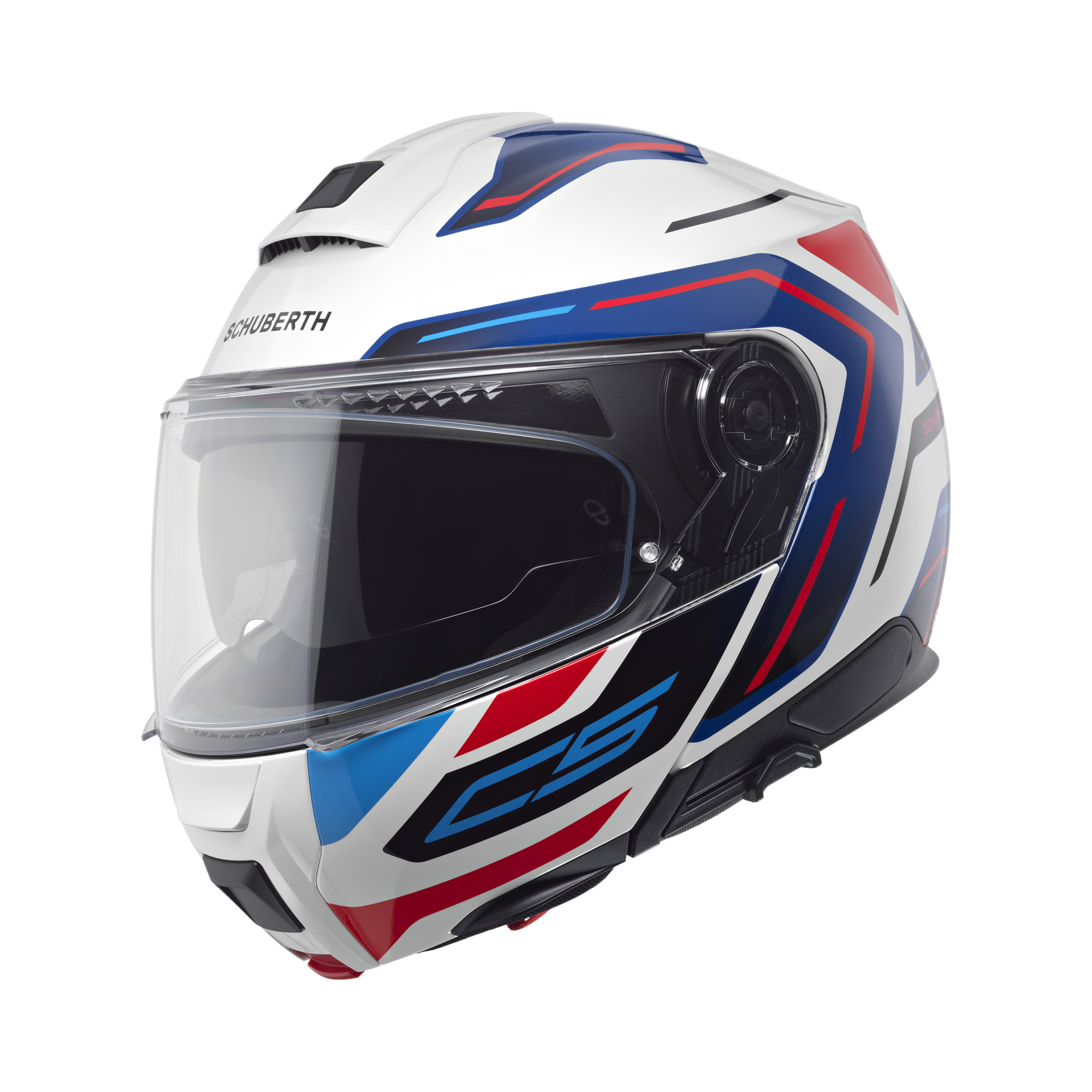 Schuberth C5 Omega Wit / Blauw 61