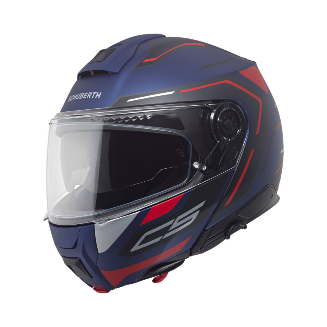 Schuberth C5 Omega Blauw / Rood 65