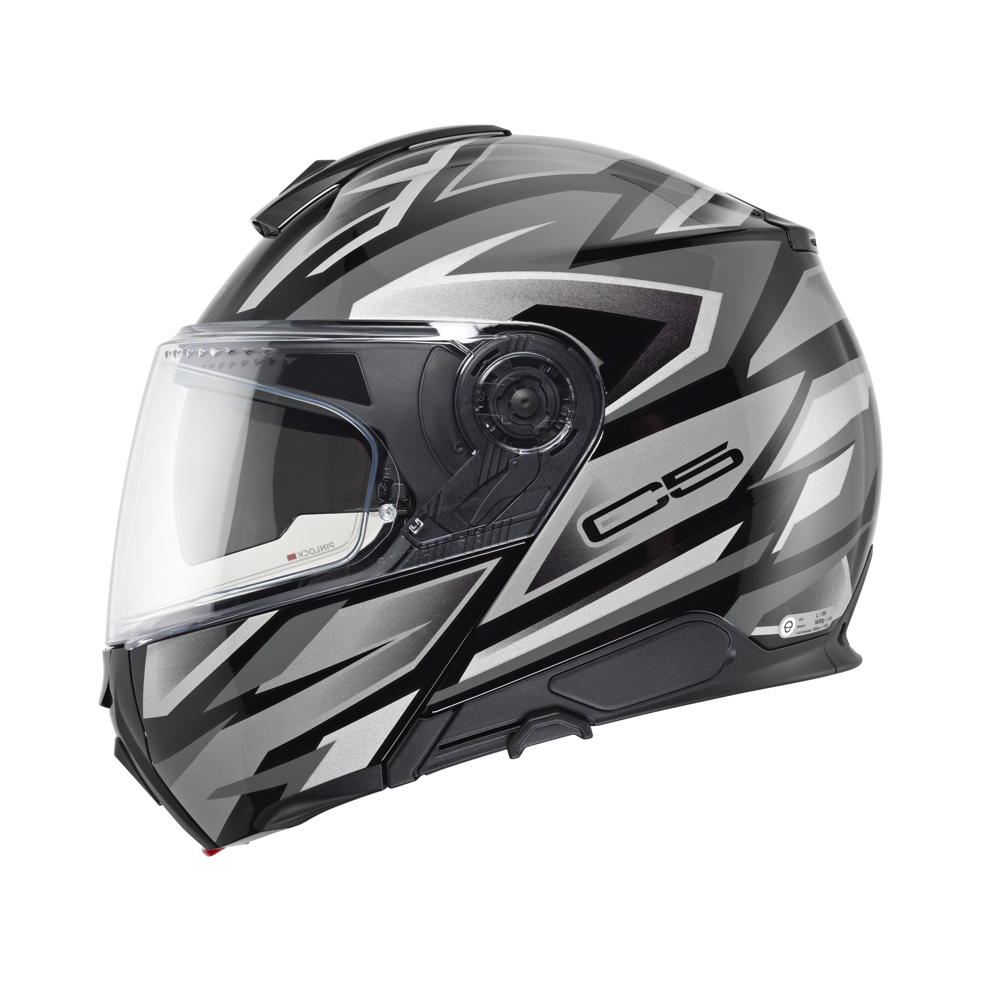 Schuberth C5 Zenith Zwart / Grijs 65 - Afbeelding 3