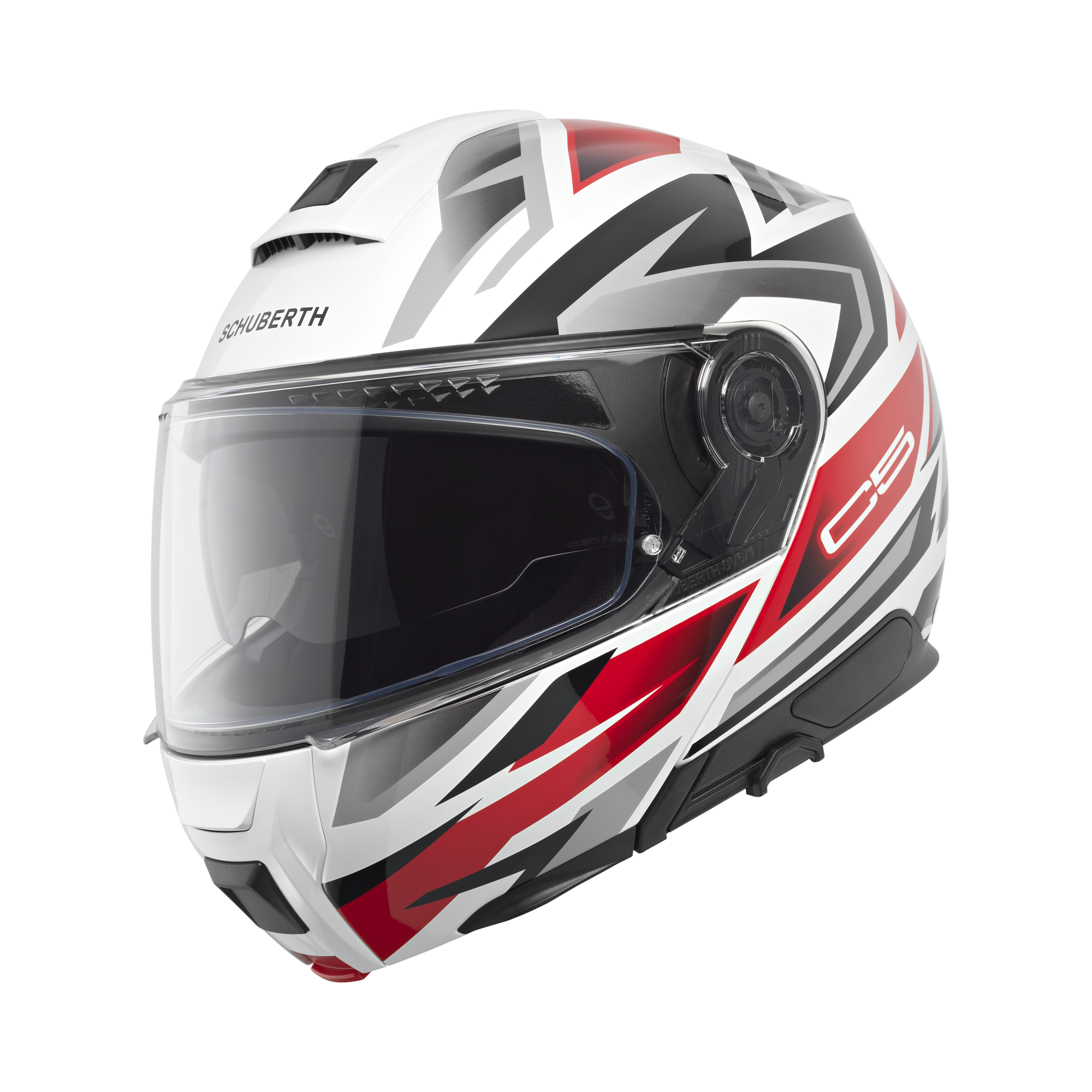 Schuberth C5 Zenith Wit / Rood 57