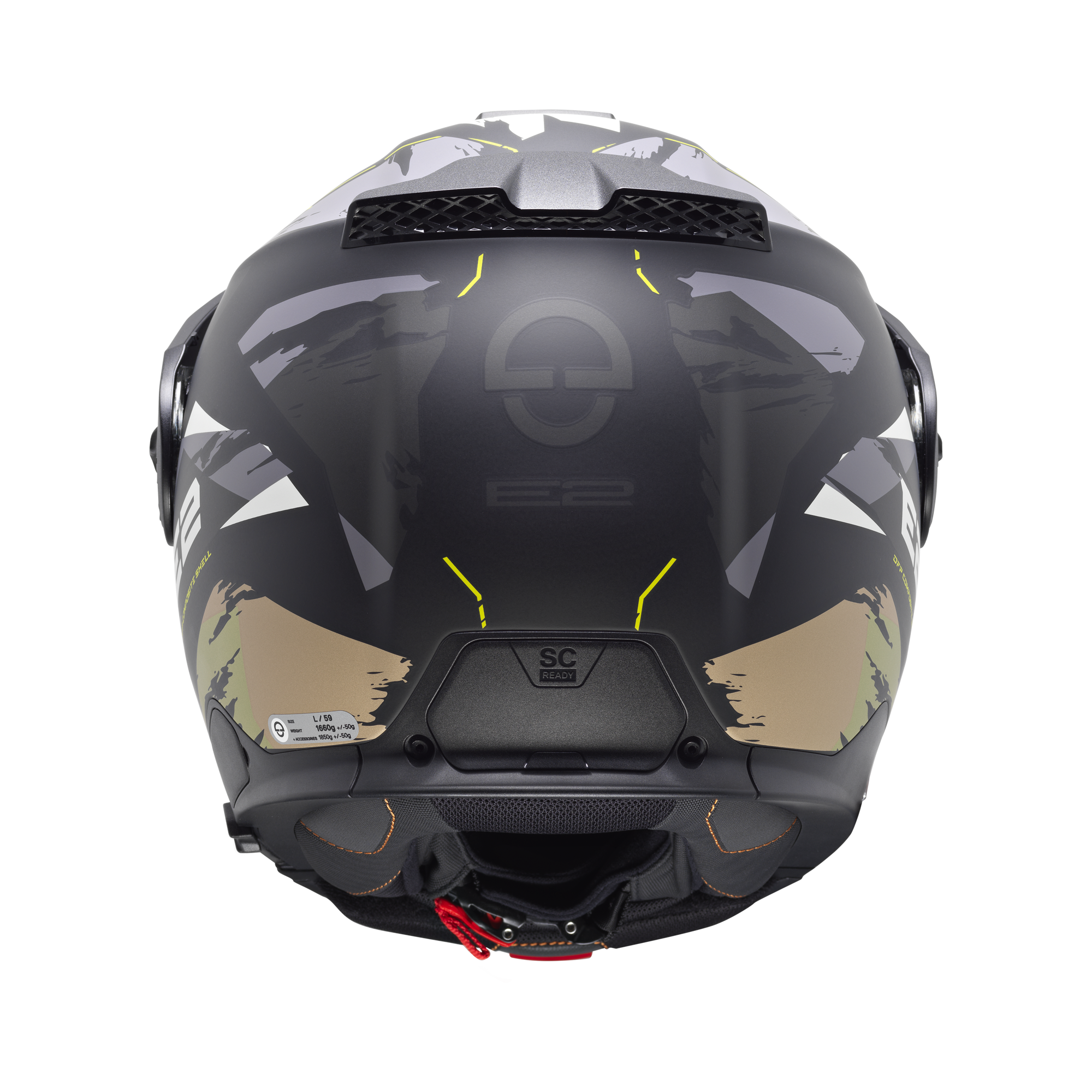 Schuberth E2 Trail Zwart / Groen 65 - Afbeelding 4