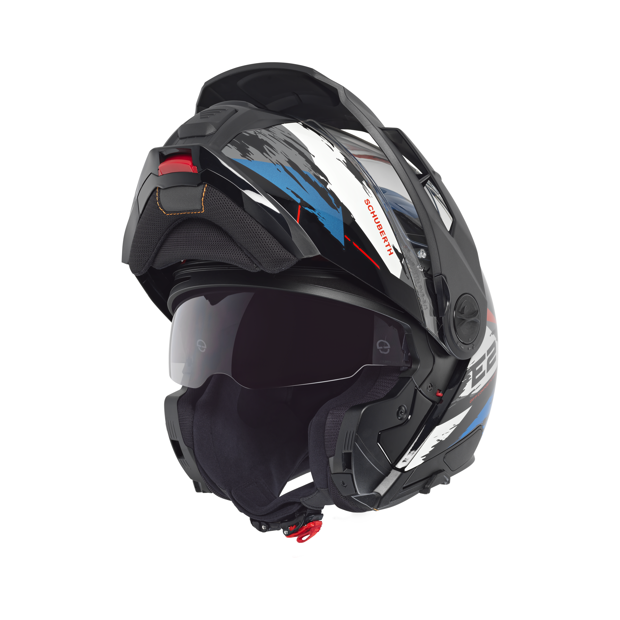 Schuberth E2 Trail Zwart / Blauw 63 - Afbeelding 2