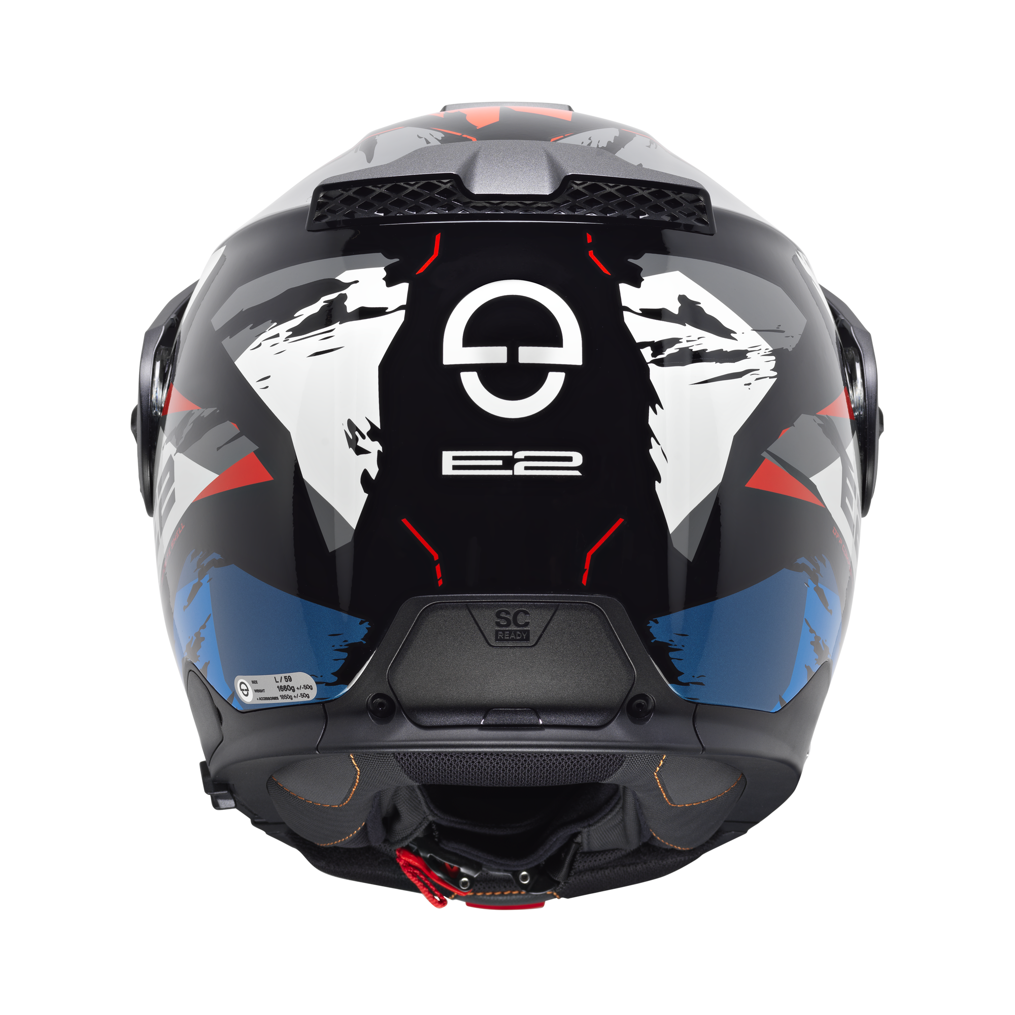 Schuberth E2 Trail Zwart / Blauw 63 - Afbeelding 4
