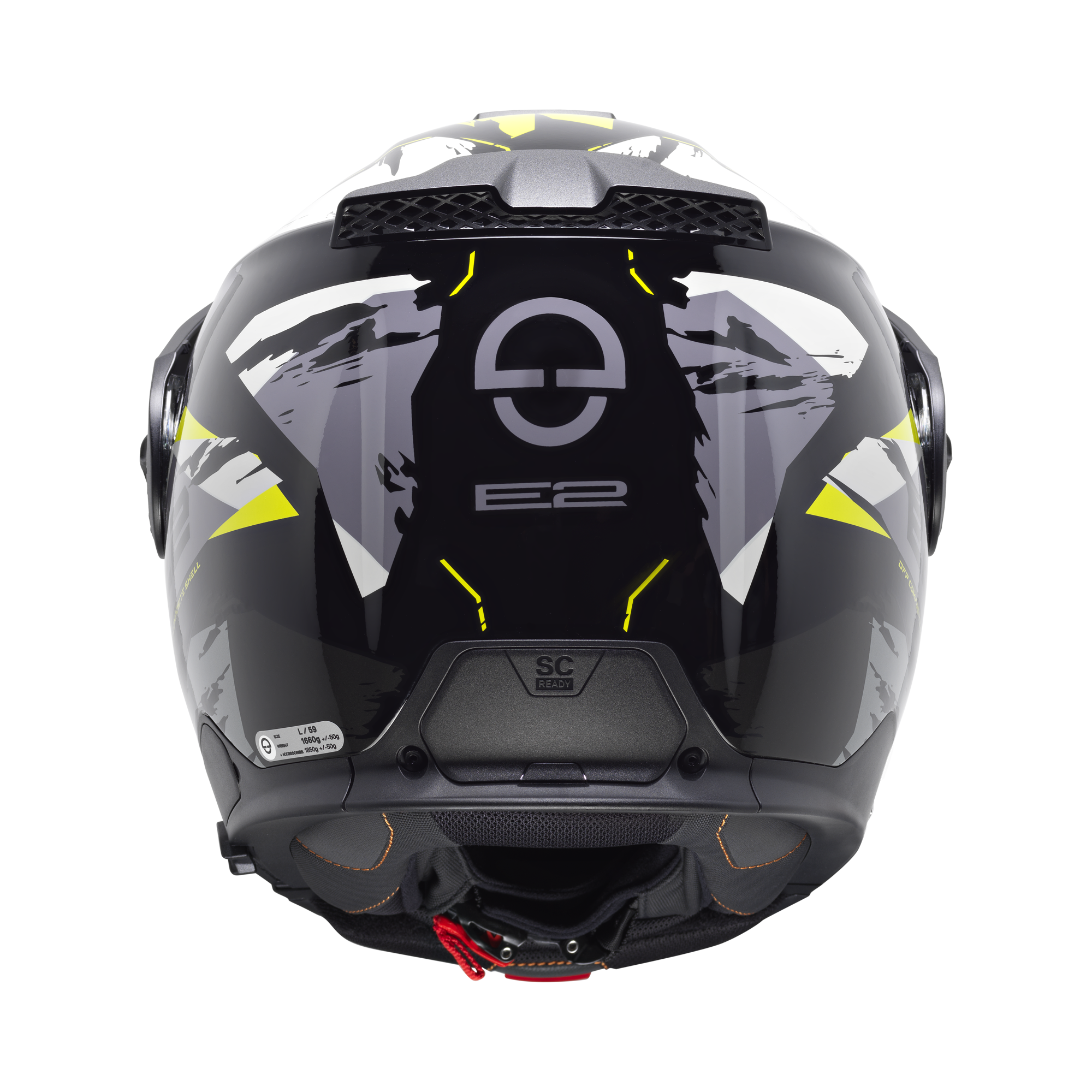 Schuberth E2 Trail Zwart / Geel 65 - Afbeelding 4