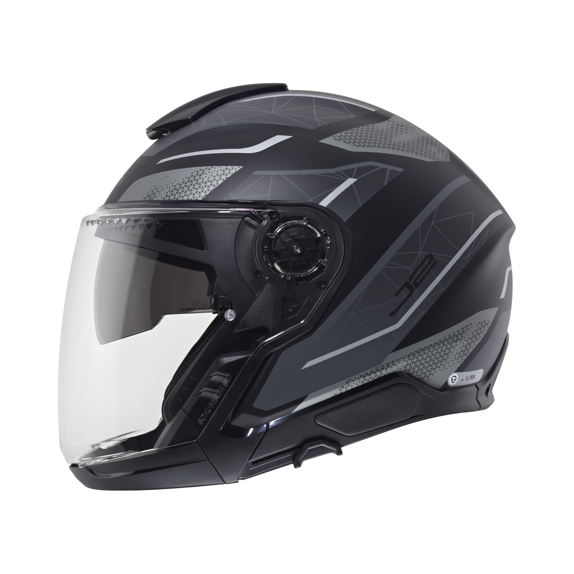 Schuberth J2 Sigma Zwart / Grijs 65 - Afbeelding 3