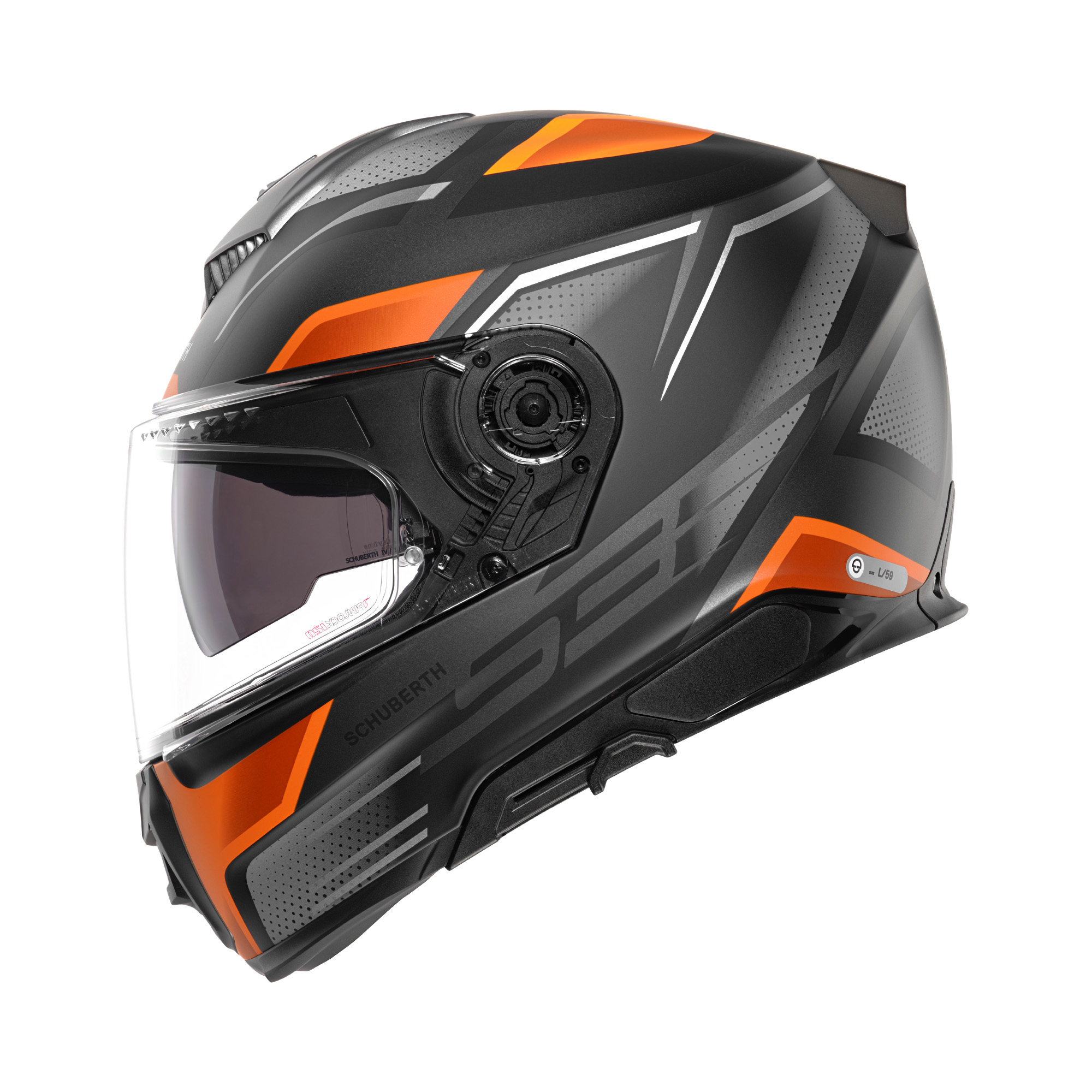 Schuberth S3 Storm Zwart / Oranje 61 - Afbeelding 2