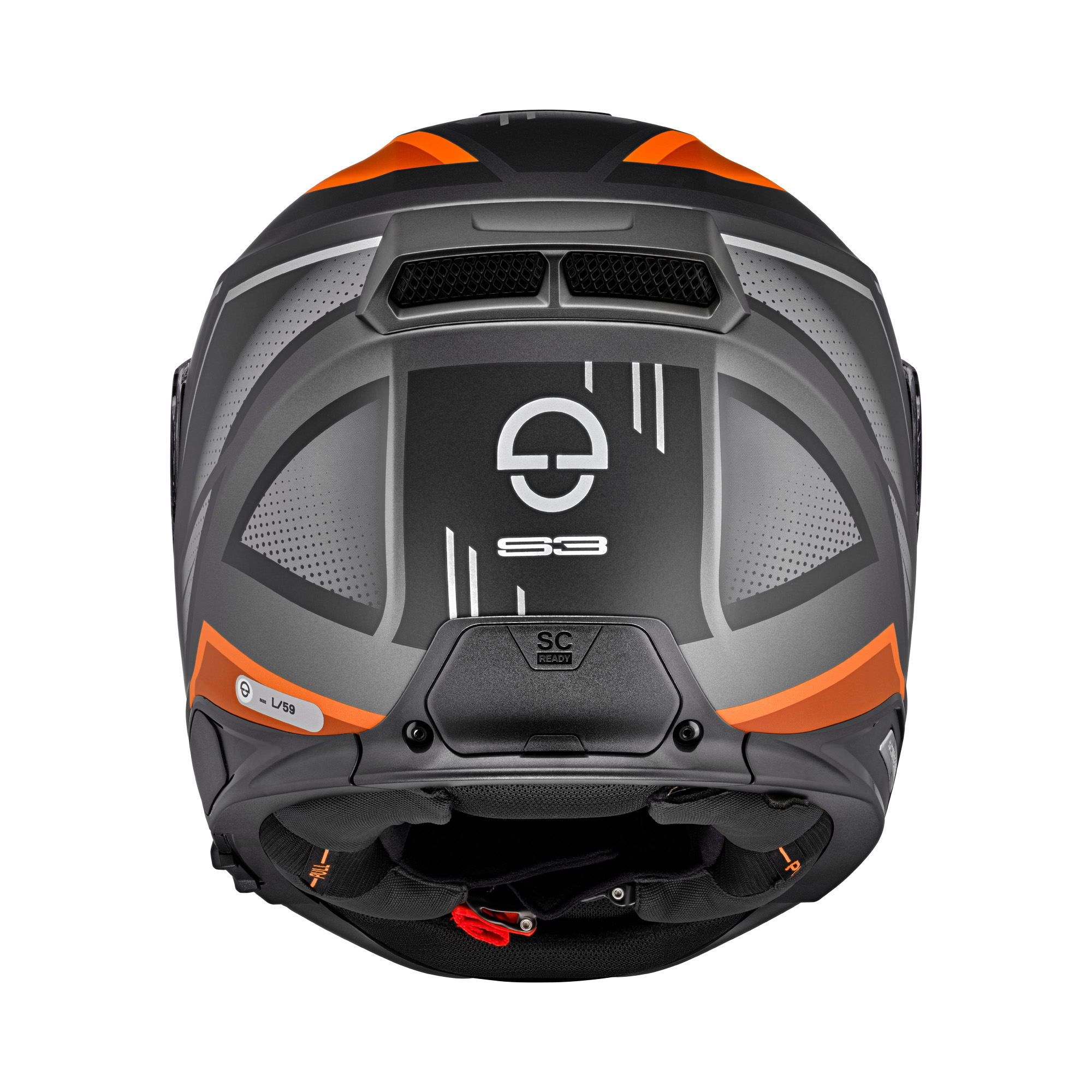 Schuberth S3 Storm Zwart / Oranje 61 - Afbeelding 4