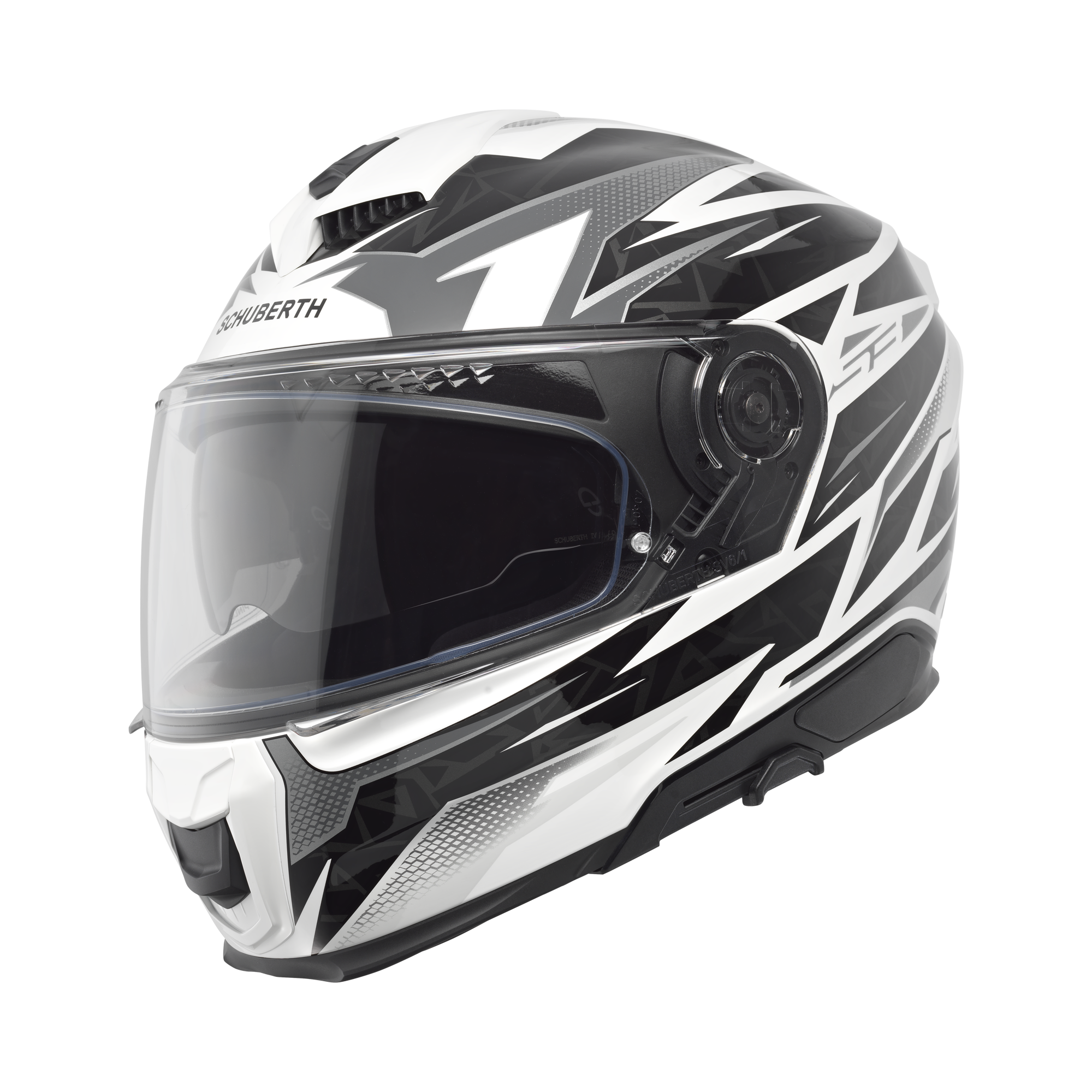 Schuberth S3 Thunder Zwart / Wit 57