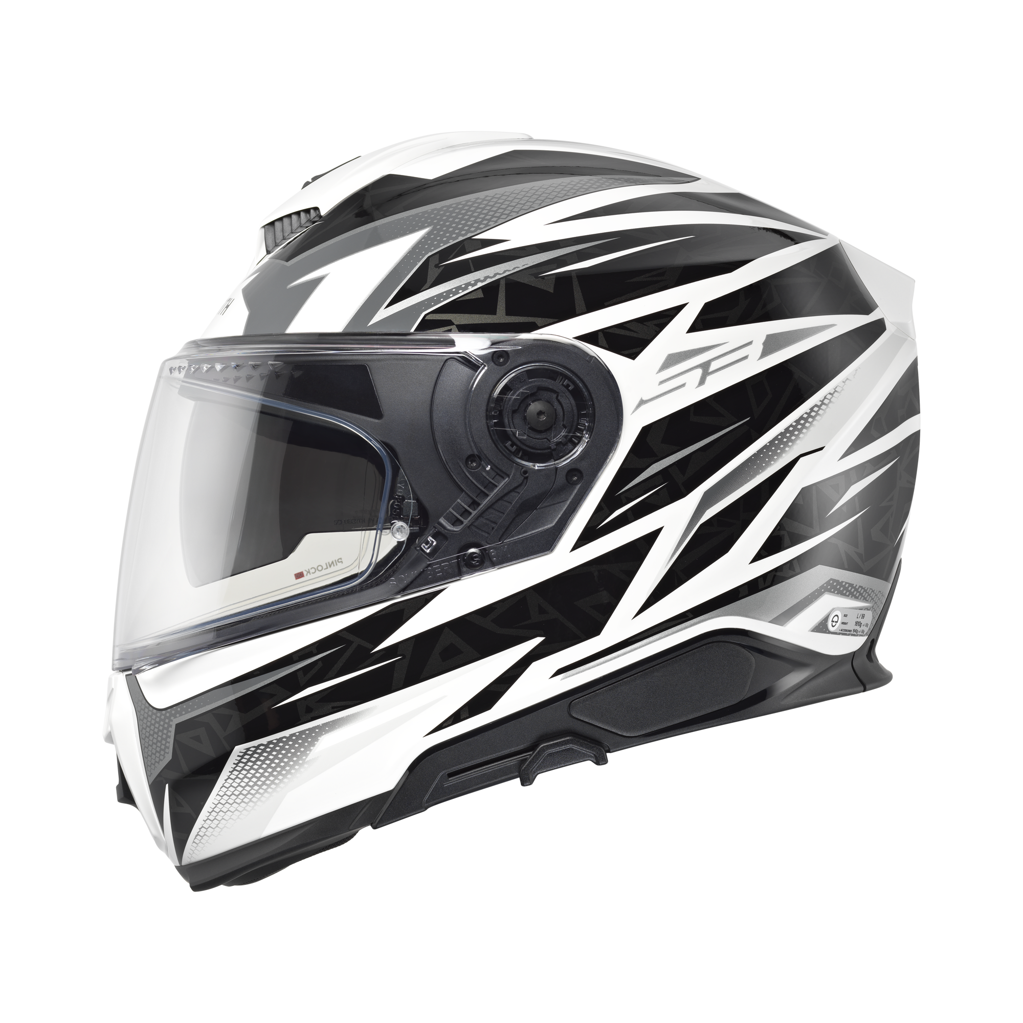 Schuberth S3 Thunder Zwart / Wit 57 - Afbeelding 2