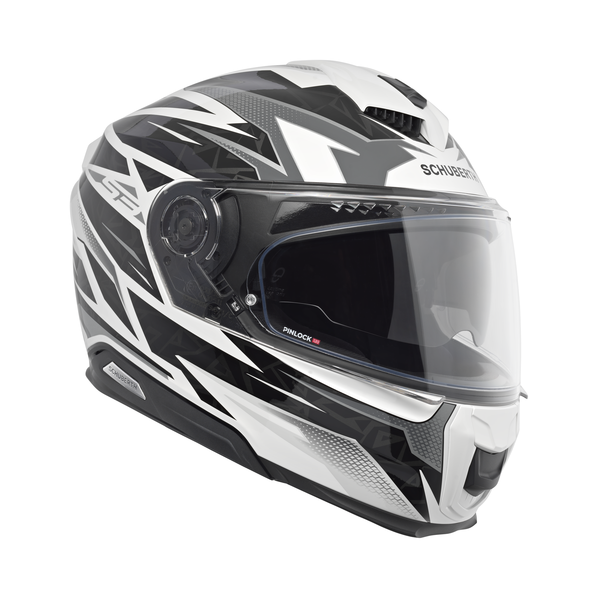 Schuberth S3 Thunder Zwart / Wit 57 - Afbeelding 3