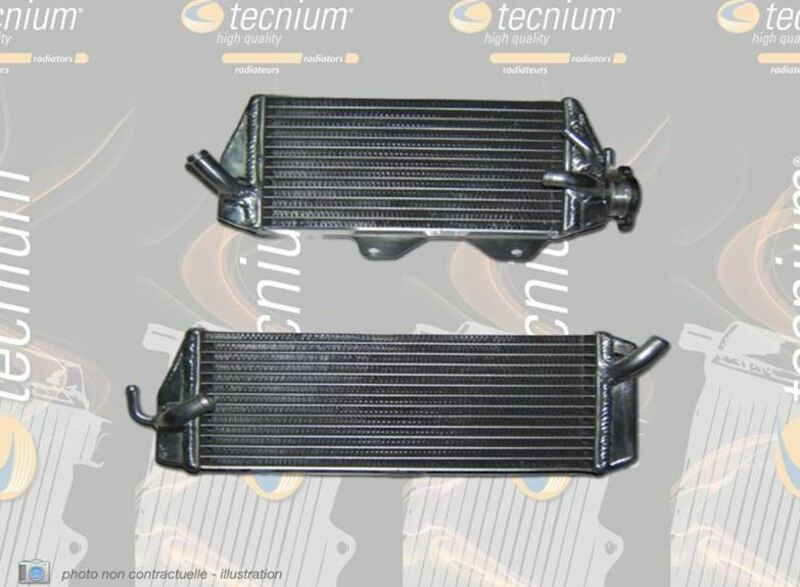 Tecnium - Radiator Oversize Left voor Kawasaki KX250F