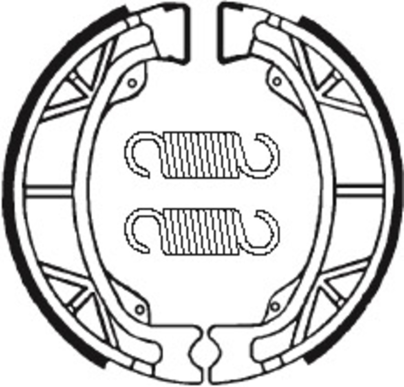 Tecnium - Brake Shoe BA012 Organisch voor Scooter/Street/ATV
