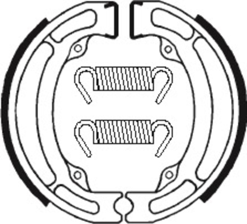 Tecnium - Brake Shoe Organisch voor Scooter, Street, Off-Road, ATV