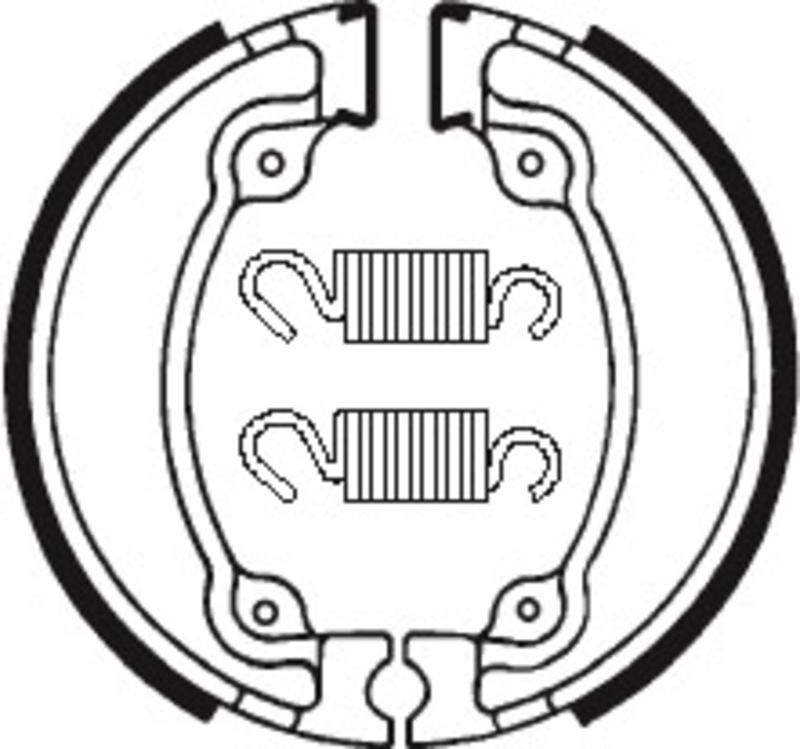 Tecnium - Brake Shoe BA026 Organisch Street/Off-Road