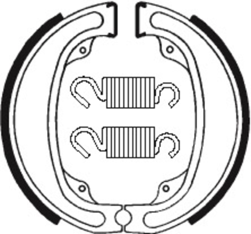 Tecnium - Brake Shoe BA031 Organisch Street/Off-Road
