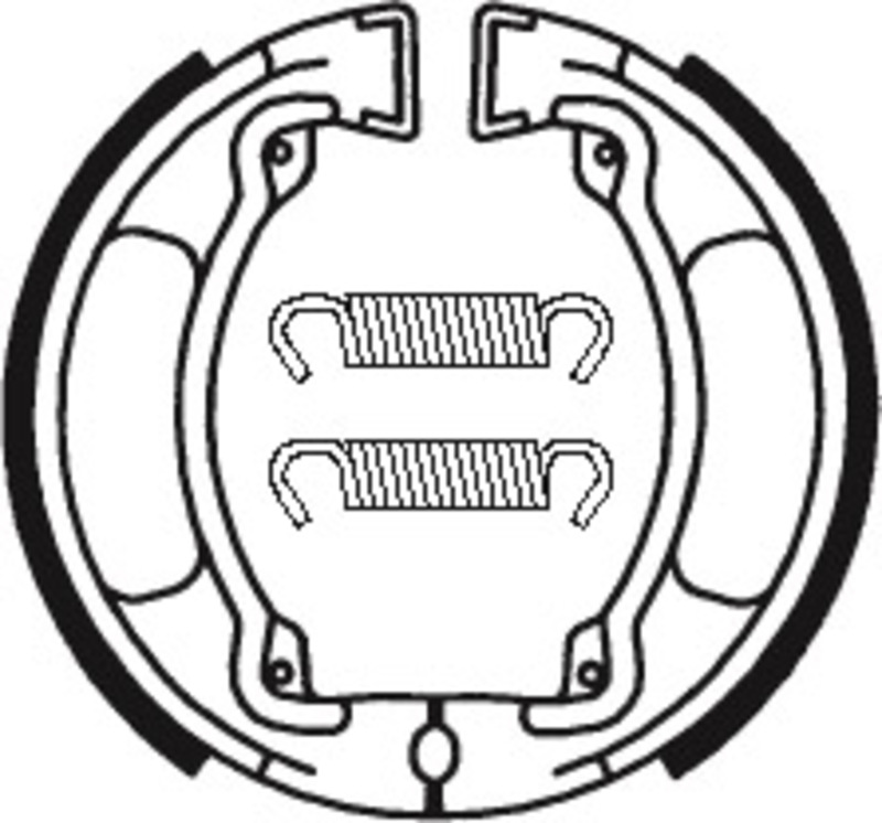 Tecnium - Brake Shoe BA032 Organisch voor Scooter/Street/Off-Road