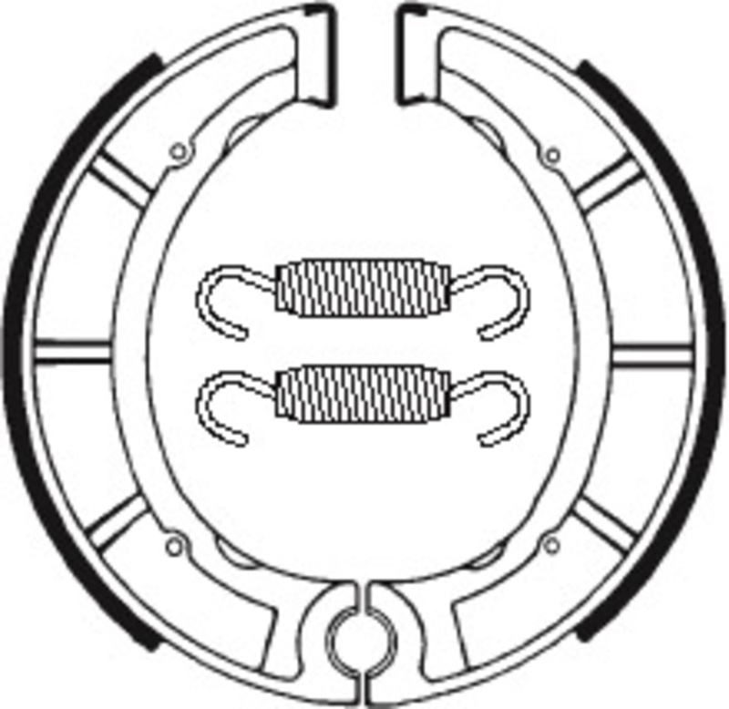 Tecnium - Brake Shoe BA035 Organisch Street/Off-Road/ATV