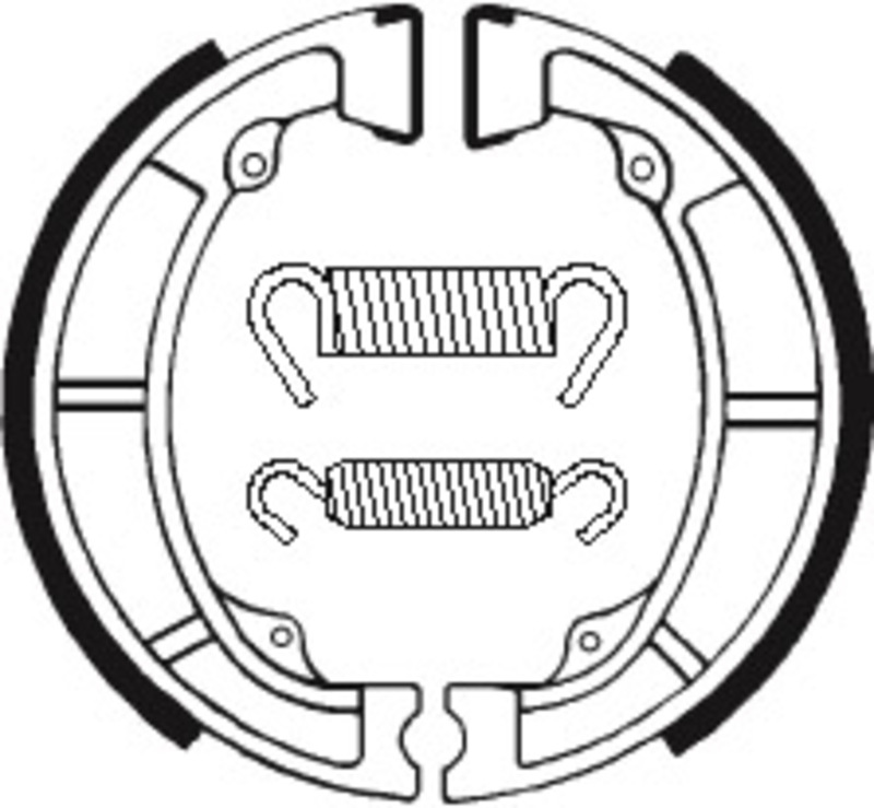 Tecnium - Brake Shoe BA039 Organisch Street/Off-Road Remschoenen
