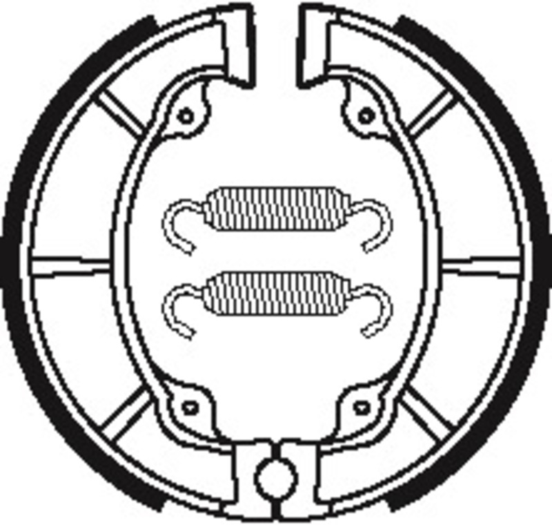 Tecnium - Brake Shoe BA040 Organisch