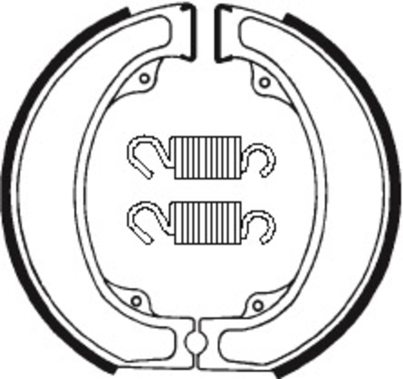 Tecnium - Brake Shoe BA075 Organisch