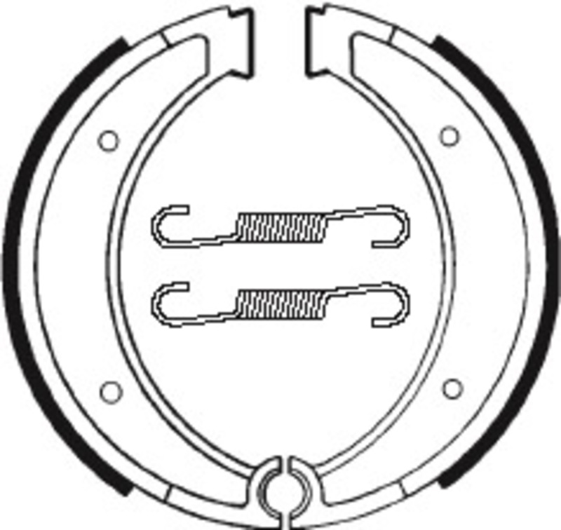 Tecnium - Brake Shoe BA116 Organisch Street/Off-Road