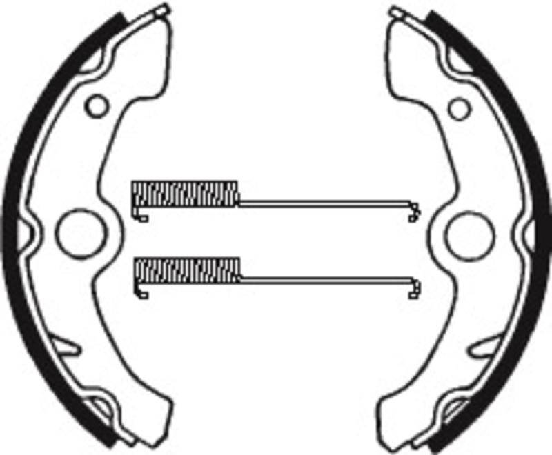 Tecnium - Brake Shoe BA178 Organisch voor ATV