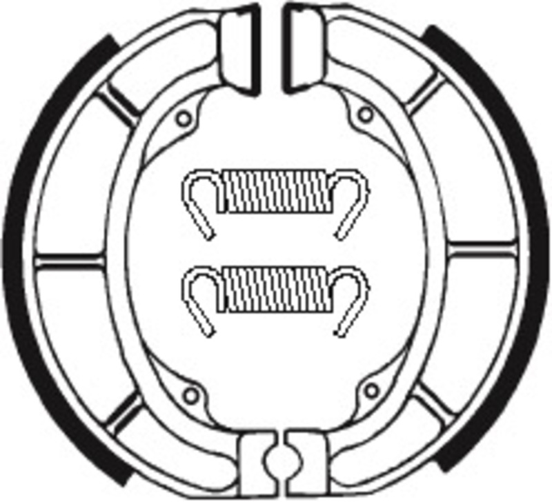 Tecnium - Brake Shoe voor Scooter, Street, ATV