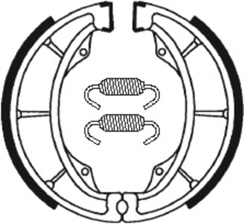 Tecnium - Brake Shoe BA183 Organisch voor Street/Off-Road/ATV