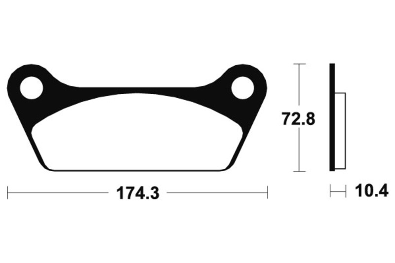 Tecnium - Brake Pads Ma53 Organisch