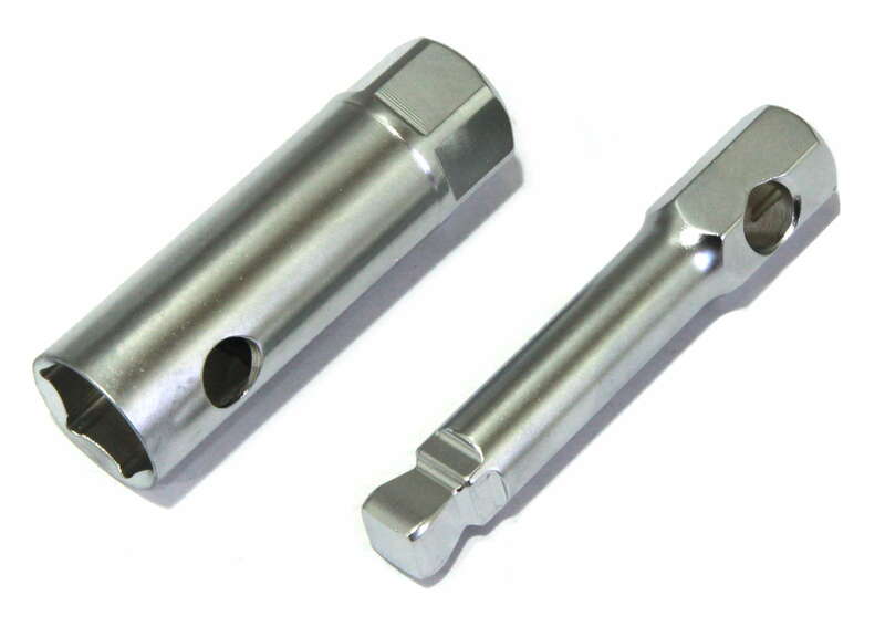 Bihr - Socket for Spark Plugs 16mm 3/8'' Aandrijfvierkant met Rubber Plug