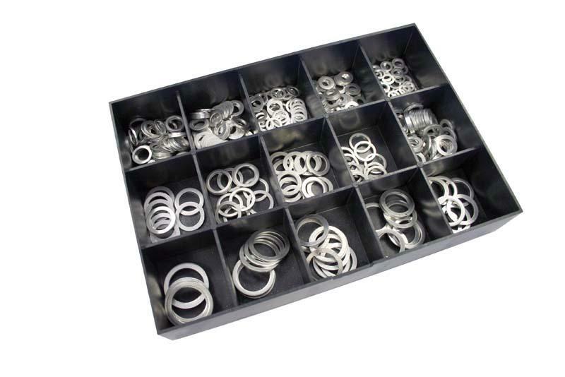Bihr - Washers Alu Set 400 Stuks