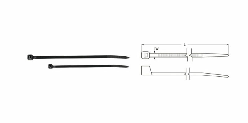 Bihr - Cable Ties 250 X 4,6 - Bag X100