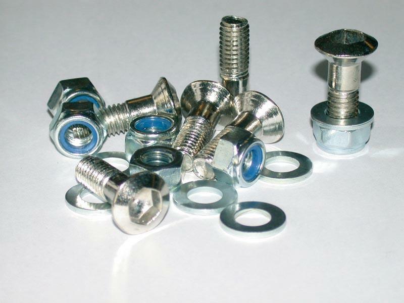 Bihr - Kit Screw M8x30 Nylstop Kit 6 Kroonmoeren Met Verzinken Kop M8x30 Moer Nylstop