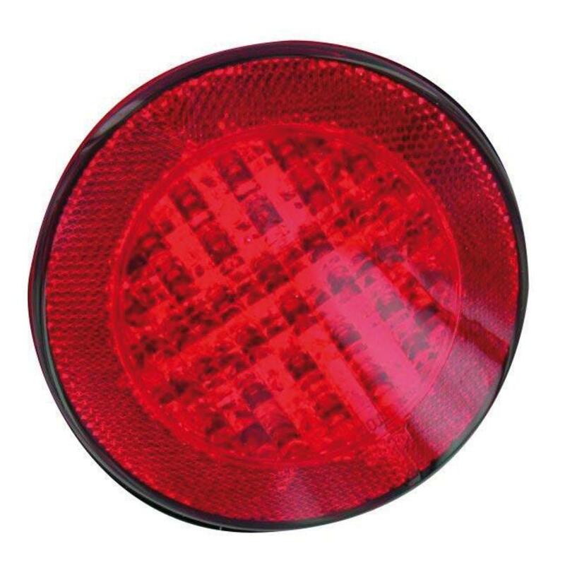V Parts - Reflector Ø55 Rood met Kleefmiddel