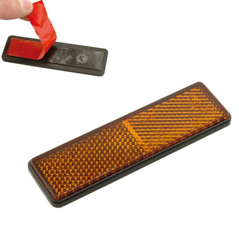 V Parts - Reflector Rectangular Oranje 91x25 Zelfklevend