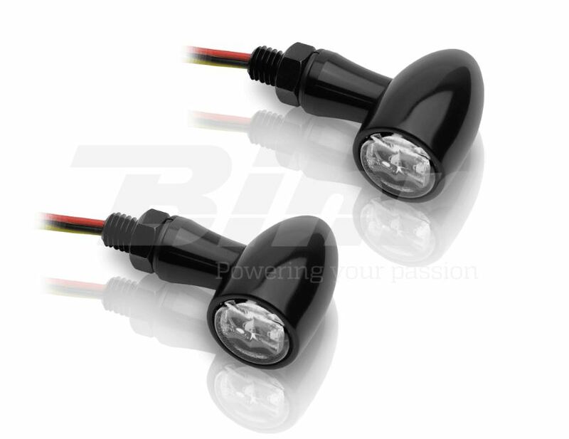 V Parts - Indicators Aluminium Led Clear voor V Parts 12V - Afbeelding 2