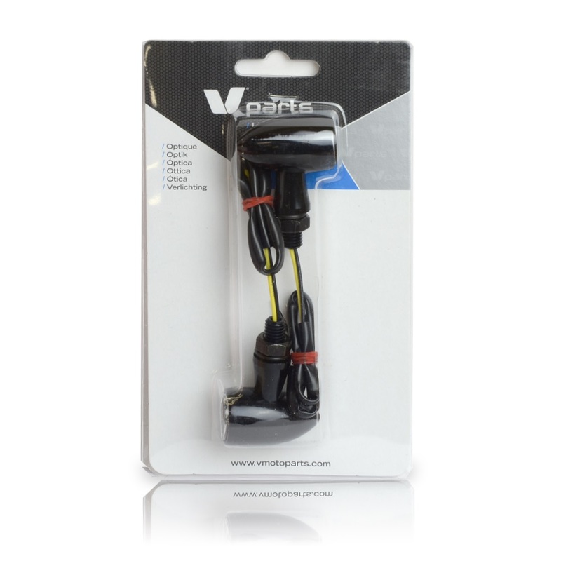 V Parts - Indicators Aluminium Led Clear universeel blank aluminium - Afbeelding 2
