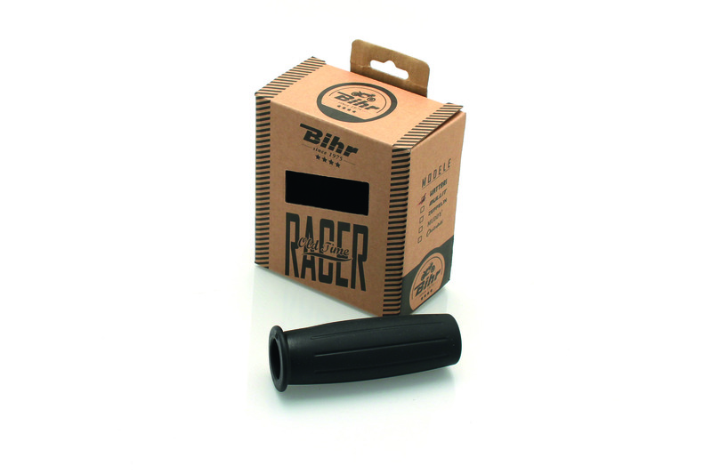 Bihr - Grip Zeppelin Black Handvatten No Waffle Zwart