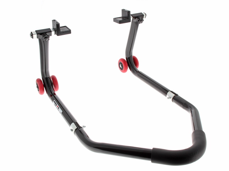 Bihr - Bike Stand Univer Rear L Support met L Rubber Steunen