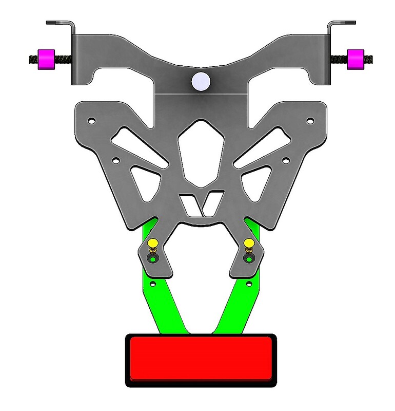 V Parts - Tail Tidy voor Honda CB1000R - Afbeelding 3