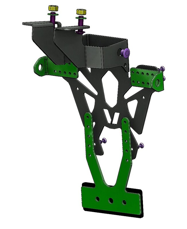 V Parts - Tail Tidy voor Kawasaki ER6 - Afbeelding 3