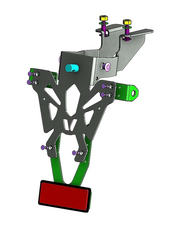 V Parts - Tail Tidy voor Kawasaki ER6 - Afbeelding 4