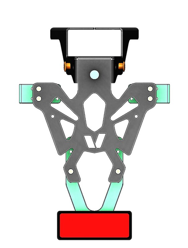 V Parts - Tail Tidy voor Yamaha MT-125 - Afbeelding 4