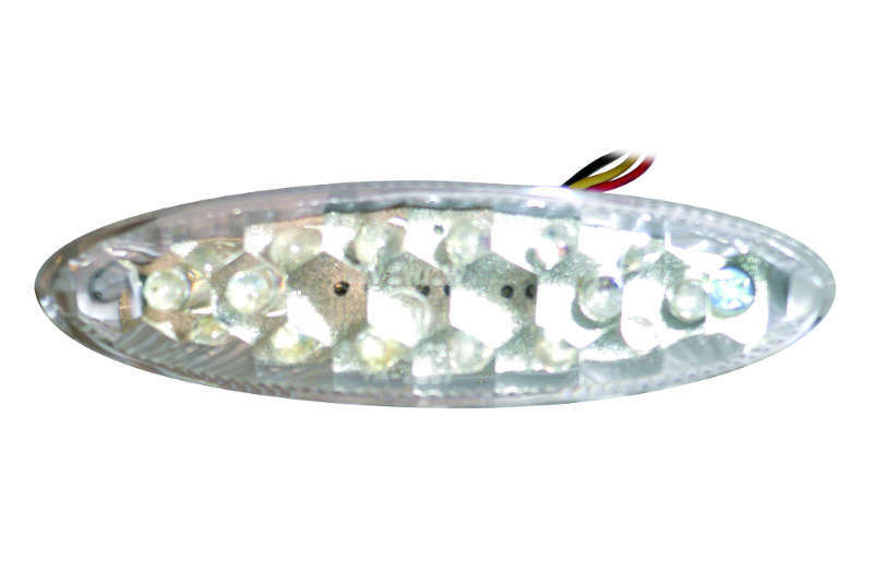 V Parts - Tail Light Small Numb. Plate Light Wit Led Achterlicht Klein Model Zonder Plaatverlichting