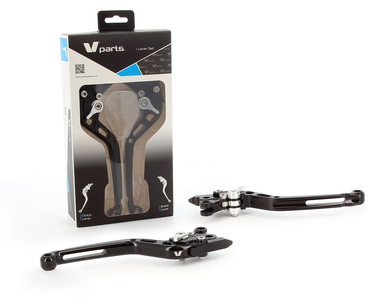 V Parts - Lever CNC Black 175mm voor Honda