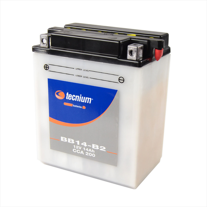 Tecnium - Battery BB14-B2 Conventioneel met Zuurpakket